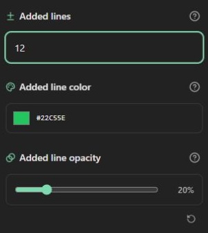Code diff highlighting: added and removed lines